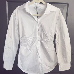New - White Button-Up dress Shirt